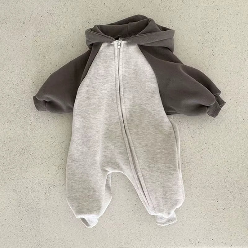 SnuggleTots™ Baby Romper – Cozy Cotton Style for Autumn & Winter